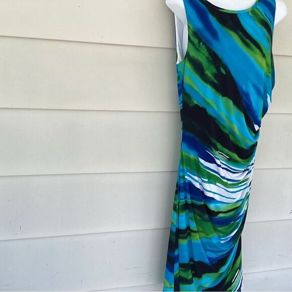 Vintage Joseph Ribkoff sleeveless dress size 12 small.  0310 - Picture 3 of 9